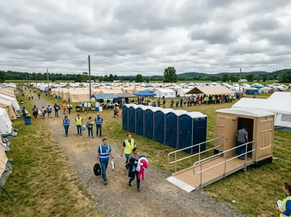 disaster-relief-camp-restrooms-010 — frequently asked questions, Dumpster & Portable Bathrooms Rental in Rothschild, WI